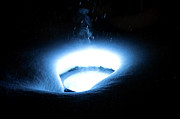 Andee Photography - Blue Snow Flood Light Steam