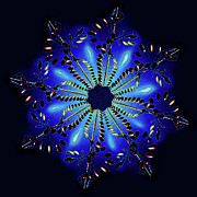 Andee Photography - Cobalt Blue Tech Snow Flake