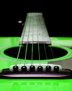 Andee Photography - Neon Green Guitar 18